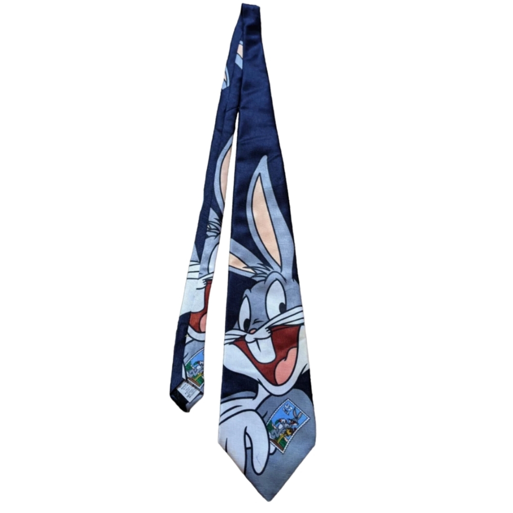 Looney Tunes Bugs Bunny Men’s Tie Stamp Collection Warner Bros USPS